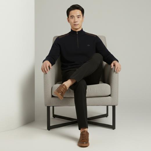 微信25Q955-9101开襟拉链针织 商品图2