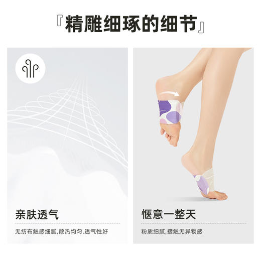 元气达人蒸汽薰衣草精油暖足贴脚底暖宝宝持久热敷 商品图2