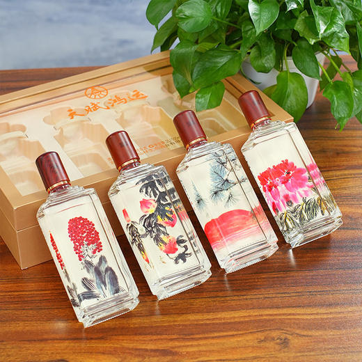 五粮液主产区 天赋鸿运祖国颂优级竹荪酒500ml*4瓶礼盒装【不支持七天无理由退换】-FF 商品图2