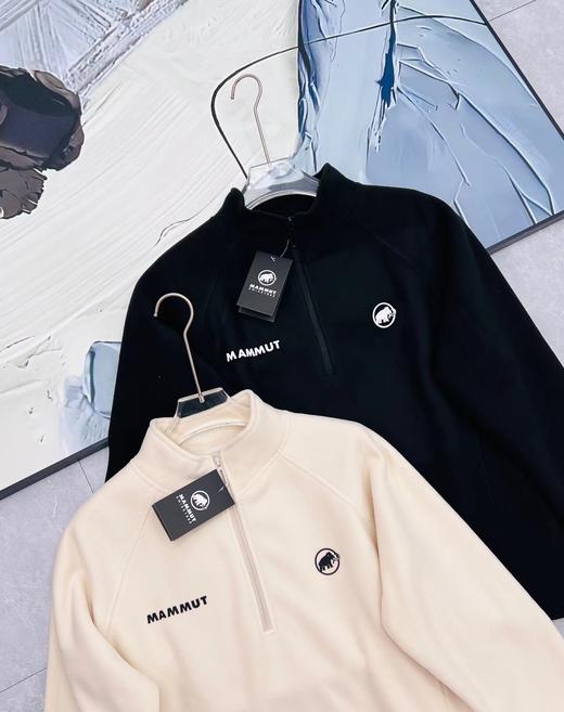 F0124100秋冬新款保暖双面摇粒绒半拉链卫衣外套 商品图1