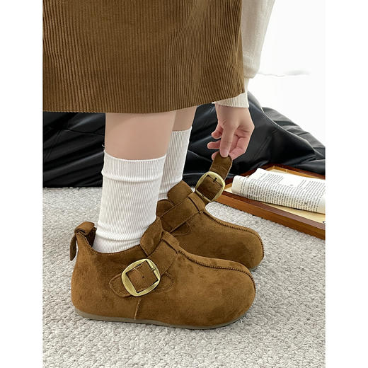 【YW】无忧购 舒适蓄热保暖加绒女款中筒勃肯鞋MIS-5272（截单后3-5天发货) 商品图12