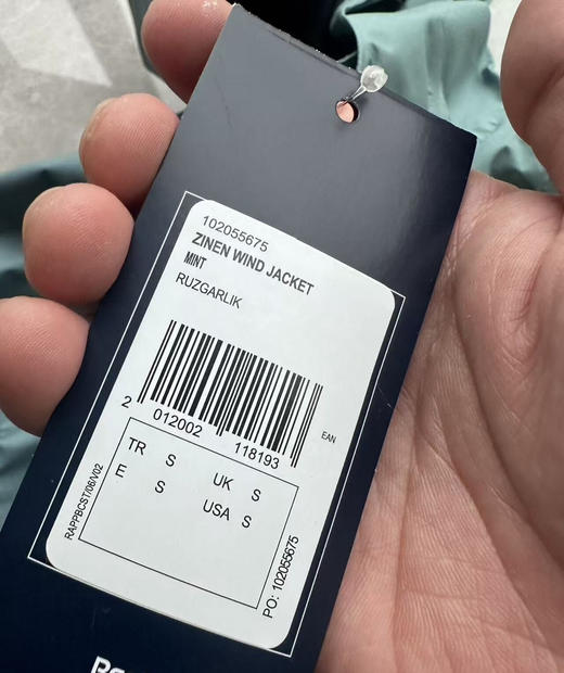 全新正品锐步Reebok25年春夏款全压胶男士运动夹克防水风壳反季断码捡漏。S-XXL 商品图3