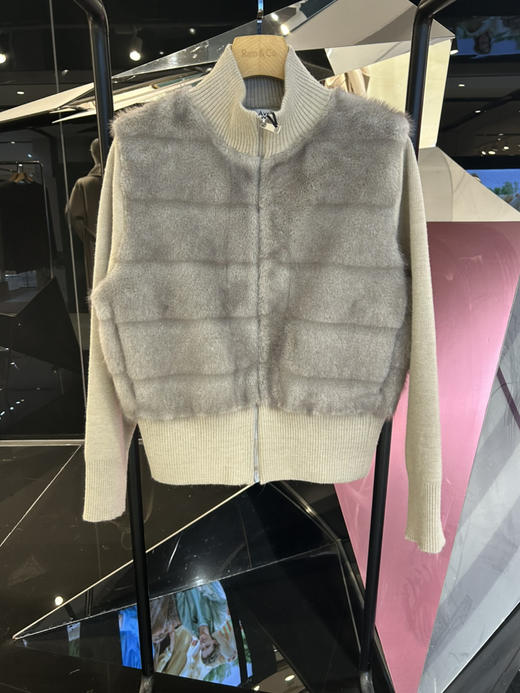 仿貂绒针织外套 商品图0