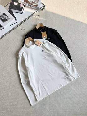 F012413纯色百搭系列半高领加绒打底衫情侣款