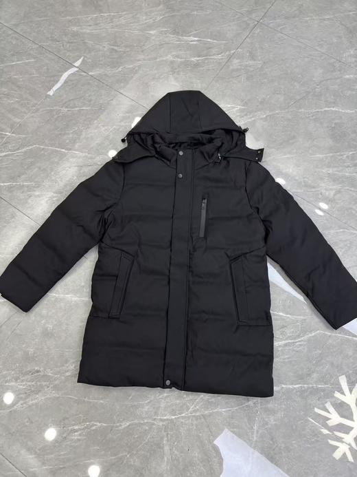 【YW】无忧购冬季50绒白鸭绒羽绒服男中长款可拆卸帽休闲高档保暖外套（截单后3-5天发货) 商品图4