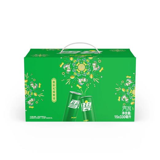【超市】雪碧 Sprite 柠檬味汽水 碳酸饮料 330ml*15罐整箱装 商品图0