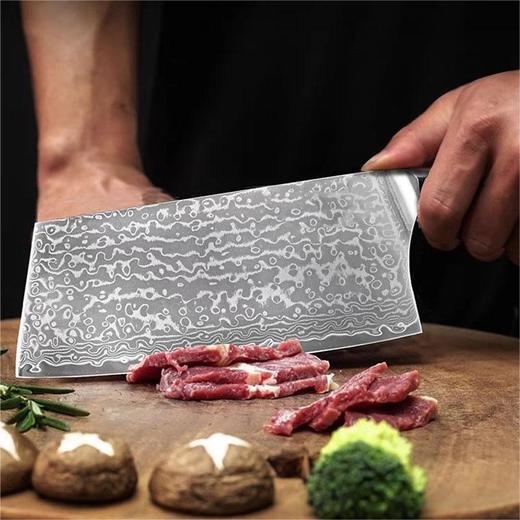 【锋利持久❗️强韧耐磨】67层大马士革VG10钢主厨菜刀日式切片刀万用刀水果刀家用菜切。jc 商品图0