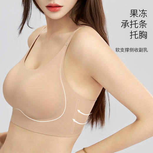 【2件装】舒妍娜软支撑乳胶杯内衣 柔软亲肤 自然挺拔聚拢 立体固定杯稳定承托 多色可选 商品图1