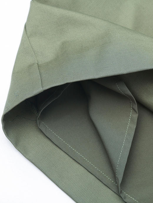 高腰 A 字短裤女 2026 春装新品 军绿色宽松显瘦通勤阔腿热裤 商品图4