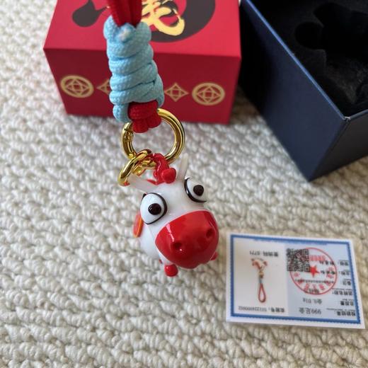 F012469红白配色＋金色配件本命马年“赚元马”挂件 商品图5