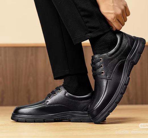 125-2圆正高端限量 巨舒适 SC商务休闲男款❗️内外全皮 一脚蹬/系带 男士皮鞋 商品图7