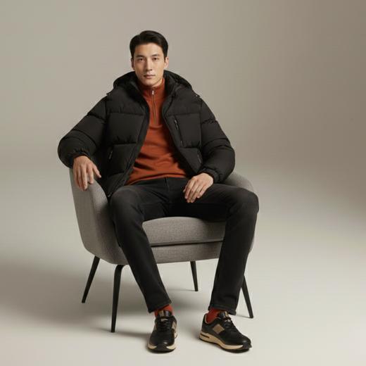 微信25D959-5103厚款短羽绒 商品图2