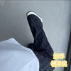 F012407秋冬新款限定精典老花暗纹提花满印高街宽松直筒加绒休闲裤长裤子 商品缩略图4