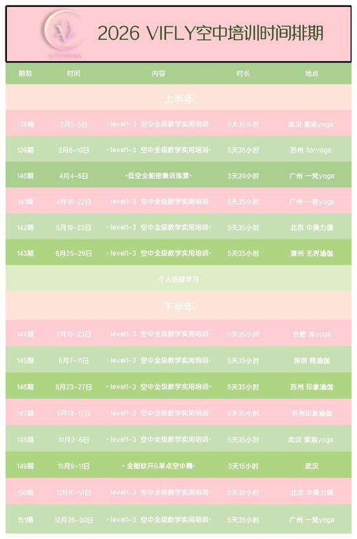 VIFLY空中瑜伽全级定金&尾款支付链接 商品图2