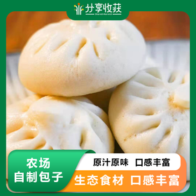 农场自制包子 | 生态食材 | 口感丰富 | 家的味道 * Farm-Homemade Steamed Buns
