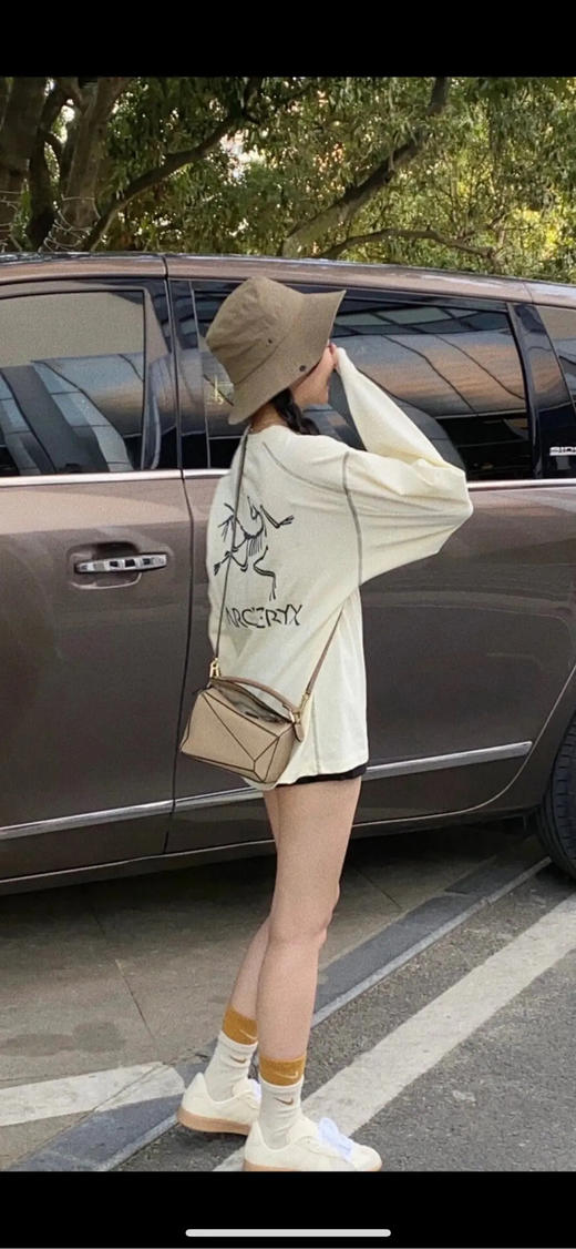 罗意威 几何 mini 沙色 牛皮 斜挎包 商品图3