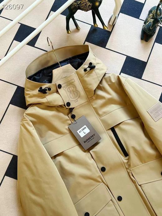 F012437冬季新款定制工装大口袋短款连帽情侣羽绒服 商品图13