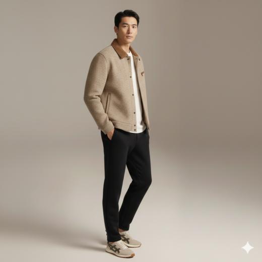 微信25D963-4104休闲针织运动裤 商品图1