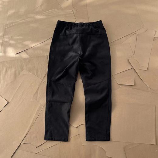 F012414加绒款金属标运动跑步训练防风防水透气冲锋长裤 商品图6