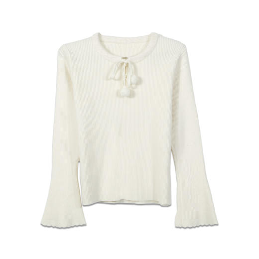 法式纯欲镂空毛球毛衣-纪念日百货门店同款169262217 商品图4