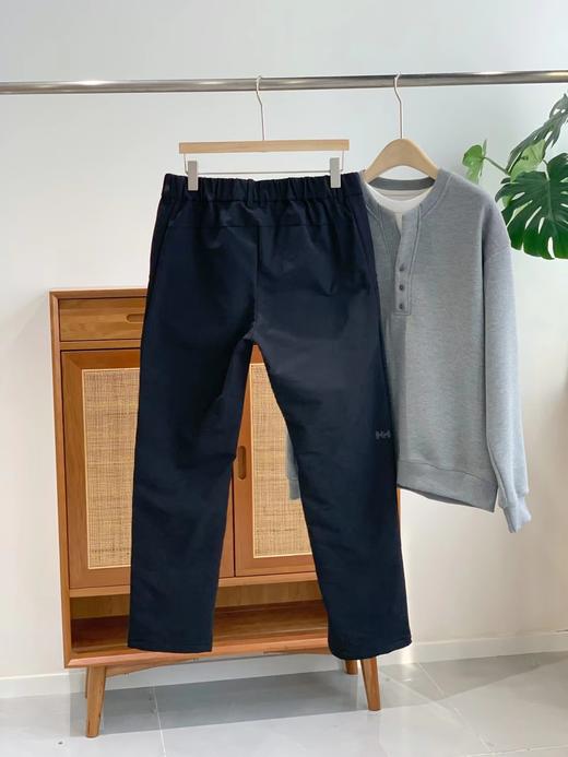 F012431男士梭织磨毛拉绒立体剪裁修身长裤休闲裤 商品图1