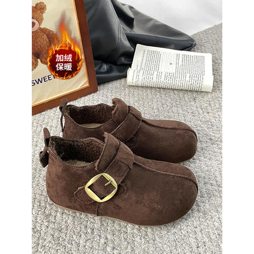 【YW】无忧购 舒适蓄热保暖加绒女款中筒勃肯鞋MIS-5272（截单后3-5天发货) 商品图3