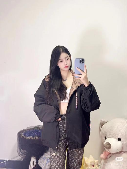 F012401秋冬系列满logo双面复古夹克外套男款 商品图0