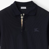 【三】BURBERRY 巴宝莉 男士马术骑士徽标刺绣棉质短袖 Polo 衫 深蓝色 8099165 B1488 商品缩略图1