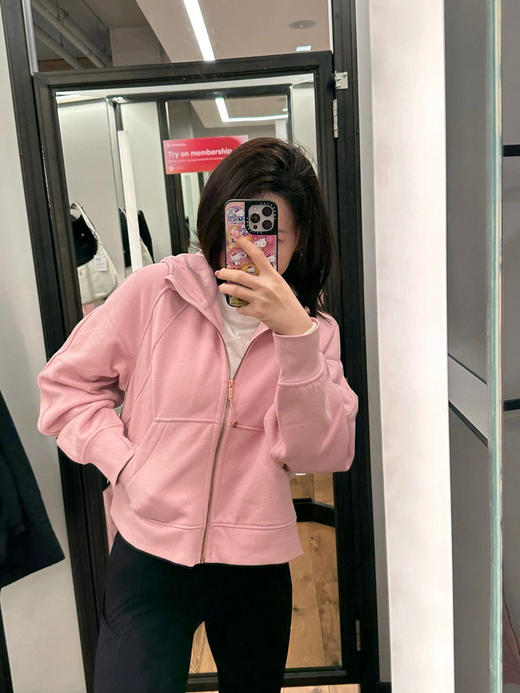 125-4极限特惠 渠道面料 独家 lu scuba 高密薄绒 宽松休闲 连帽卫衣 准码选 商品图10