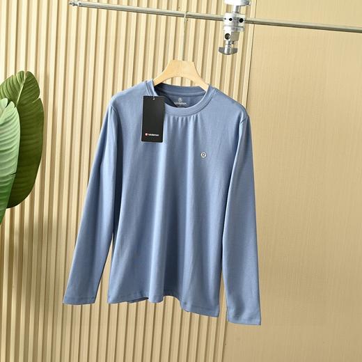 露露春秋季款柔软长袖衫男女基础款长袖T恤打底衫 商品图1