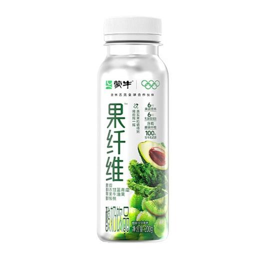 蒙牛 果纤维青提牛油果混合味酸奶 200g/瓶 商品图0