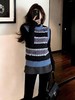F012471春季新品复古甜妹氛围感撞色条纹针织马甲 商品缩略图10
