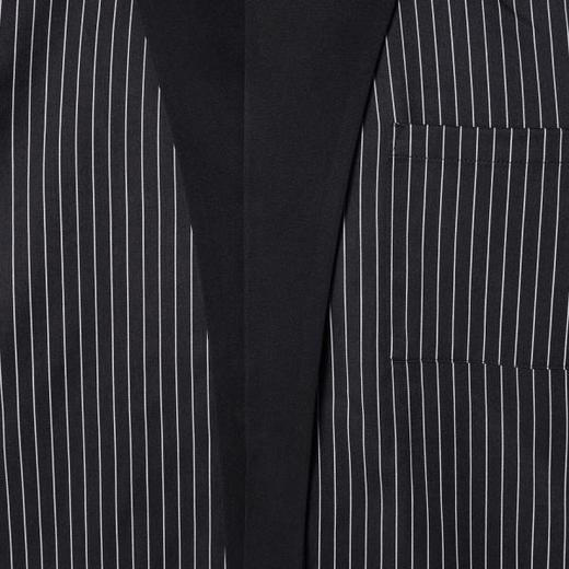 7014SDSA男士秋冬新款痞帅男装潮牌时尚撞色竖纹翻领领带衬衣百搭时尚 商品图3