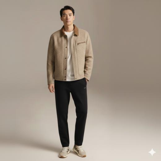 微信25D963-4104休闲针织运动裤 商品图3