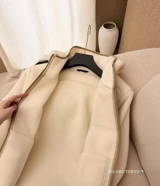 F012445春秋款立领+连帽设计情侣款户外抓绒外套 商品图9