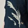 F012476竹节混纺面料 玉兔前后刺绣长袖T恤 商品缩略图7