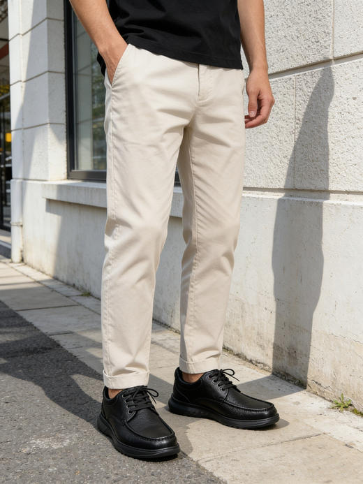 125-2圆正高端限量 巨舒适 SC商务休闲男款❗️内外全皮 一脚蹬/系带 男士皮鞋 商品图2