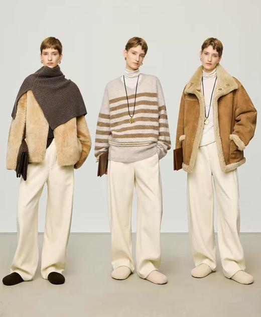 新裤型隐藏小腹大臀显瘦弯刀木瓜裤加厚垂坠阔腿裤 商品图5