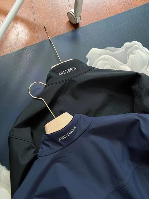 F012494刺绣logo户外运动立领防风刺绣加绒软壳外套 商品图4