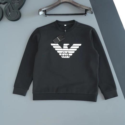 F012404胸前大标logo情侣款圆领卫衣男女同款 商品图3