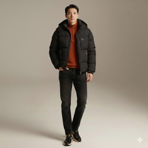 微信25D959-5103厚款短羽绒 商品图1