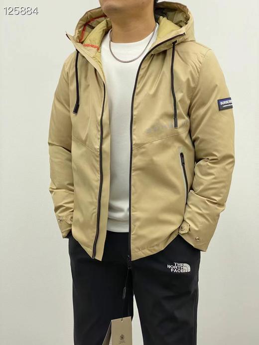 F012436冬季男士防风、防水连帽3M反光羽绒服 商品图1