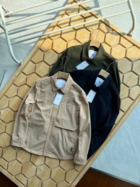F012487春秋新品都市轻薄夹克衫休闲衬衫外套男