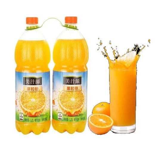 【超市】美汁源 果粒橙橙汁饮料 1.25L*2瓶/提 商品图0