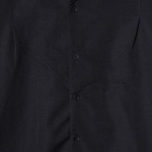 SDSA男士春夏新款痞帅男装潮牌时尚纯色褶皱翻领衬衫休闲百搭舒适 商品图2