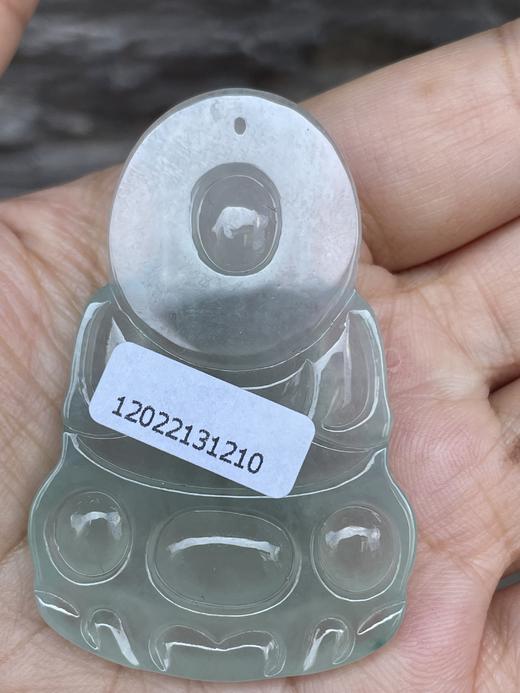 【直播大场福利】高货 高冰起胶晴水翡翠观音 附证书 商品图6