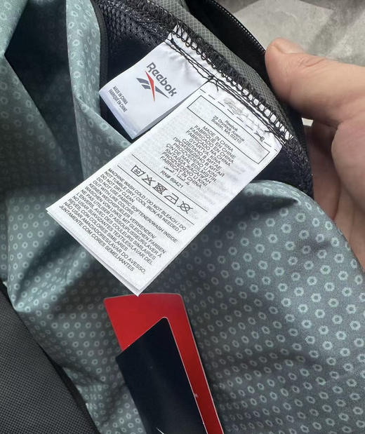 全新正品锐步Reebok25年春夏款全压胶男士运动夹克防水风壳反季断码捡漏。S-XXL 商品图7