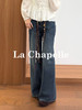 专柜实拍【磨毛/附赠腰带】拉夏贝尔/La Chapelle官网600+高品质！宽松慵懒感显瘦百搭直筒牛仔裤 商品缩略图1