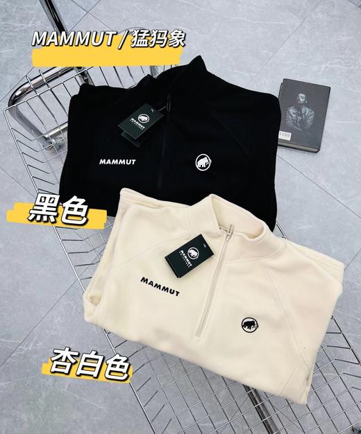 F0124100秋冬新款保暖双面摇粒绒半拉链卫衣外套 商品图5