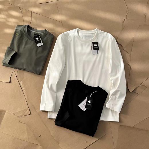 F012462新款RUNNING系列男子秋冬加绒圆领运动长袖卫衣 商品图1